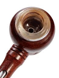 Glass Wooden Pipe