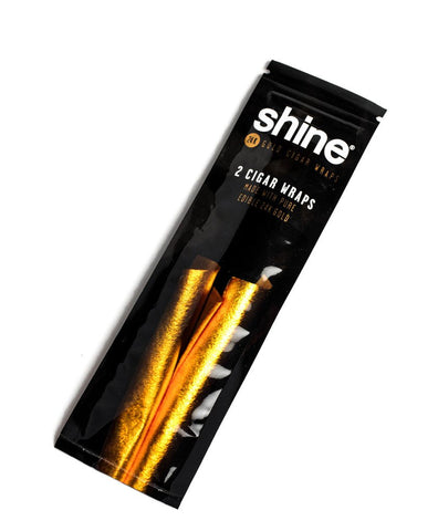Shine 24K Gold Blunt Wraps (Pack of 2)