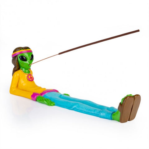 Alien Hippie Boy Incense Holder