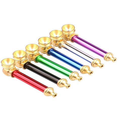 Coloured Anodised Brass Pipe 10cm