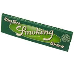 SMOKING Green King Size Papers